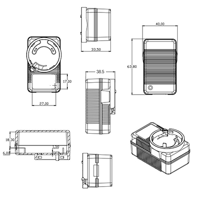 Alimentatore switching da 18W