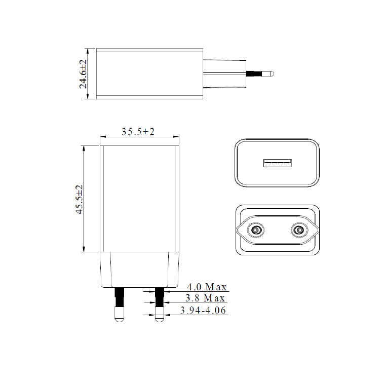 Mobilni-USB-punjač-EU-utikač